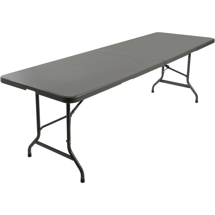 Image of Iceberg Folding Table, Bi-Fold, 250 lb Cap, 30"x96"x29", Charcoal