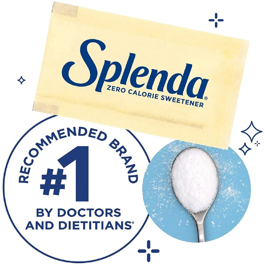 Image of Splenda 200063 Single-serve Sweetener Packets, 0.035 oz (1 g), Artificial Sweetener, 700 / Box