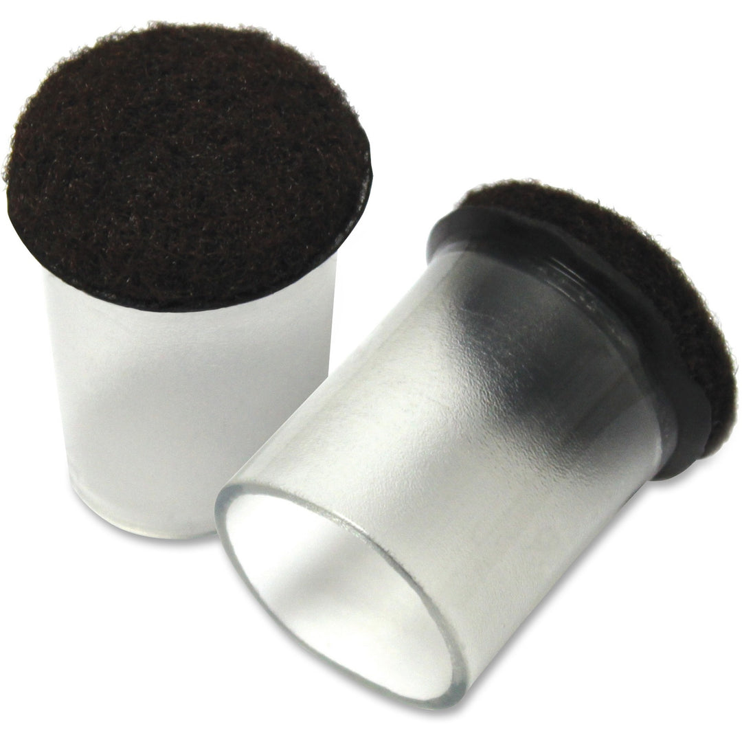 Image of Lorell Floor Protector,1-1/8"FlexSlve,1-3/4"BaseDia,2-1/8"H,8/BG,CL