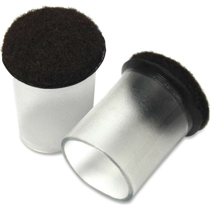 Image of Lorell Floor Protector,1-5/8"FlexSlve,1-7/8"BaseDia,2-1/2"H,8/BG,CL