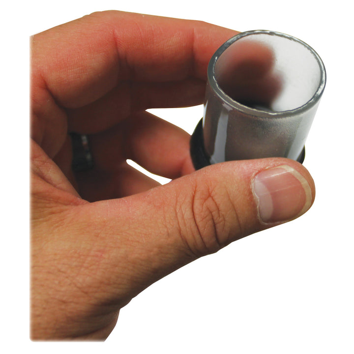 Image of Lorell 42592 Sleeve Floor Protectors, 1.63" Diameter, Round, Clear, 8/Bag, 8 / Bag