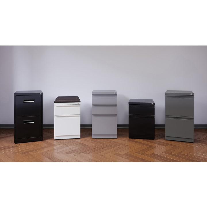 Image of Lorell Pedestal File, B/B/F, Mobile, 15"x19-7/8"x27-3/4", PM