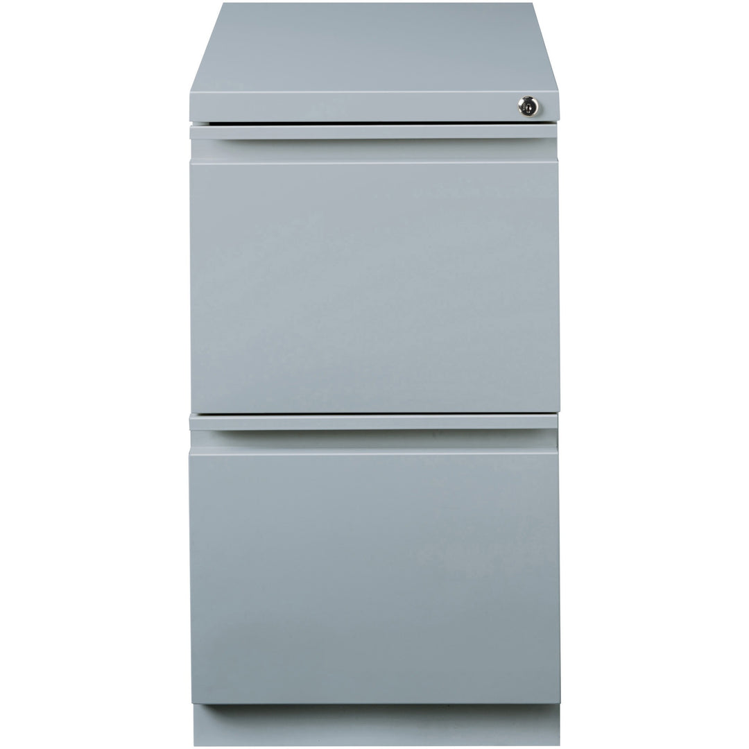 Image of Lorell Pedestal File, F/F, Mobile, 15"x19-7/8"x27-3/4", Platinum
