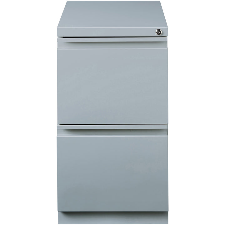 Image of Lorell Pedestal File, F/F, Mobile, 15"x19-7/8"x27-3/4", Platinum