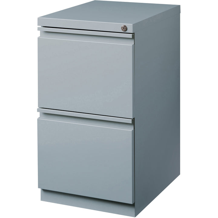 Image of Lorell Pedestal File, F/F, Mobile, 15"x19-7/8"x27-3/4", Platinum