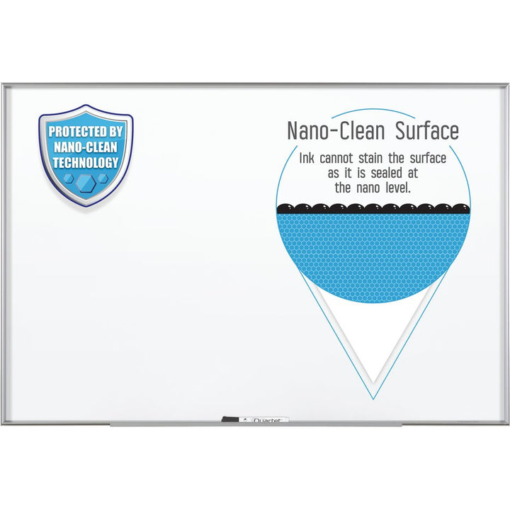 Image of Quartet® Nano Magnetic Whiteboard, 3'x2', SR Aluminum Frame