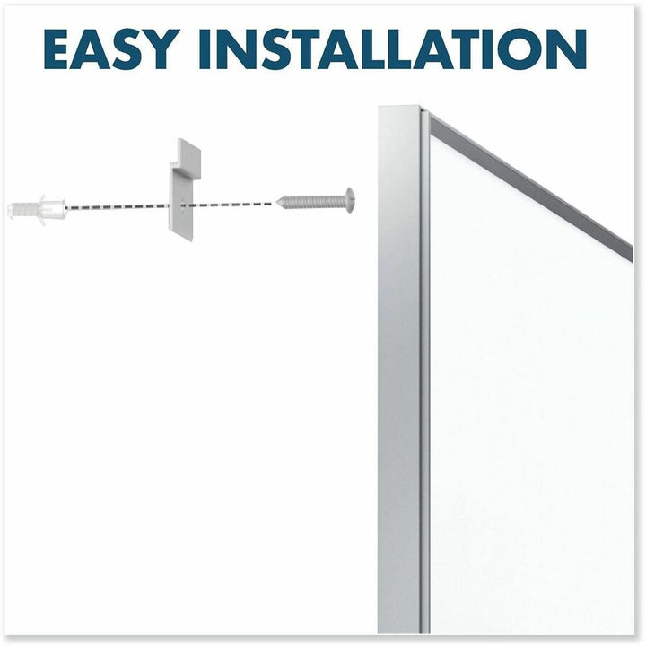 Image of Quartet® Fusion Nano-Clean Magnetic Whiteboard, 72" x 48", White Surface, Satin Aluminum Frame