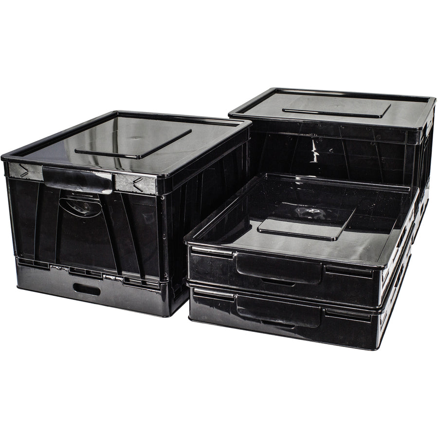 Image of Storex 61809U04C Collapsible Storage Crate