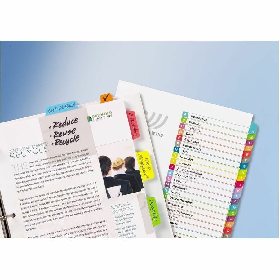 Image of Avery 11844 Ready Index Customizable Table of Contents Dividers