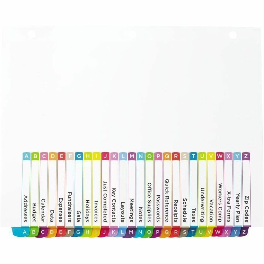 Image of Avery 11844 Ready Index Customizable Table of Contents Dividers