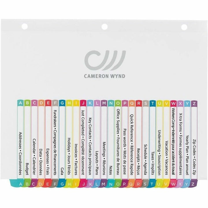 Image of Avery 11844 Ready Index Customizable Table of Contents Dividers