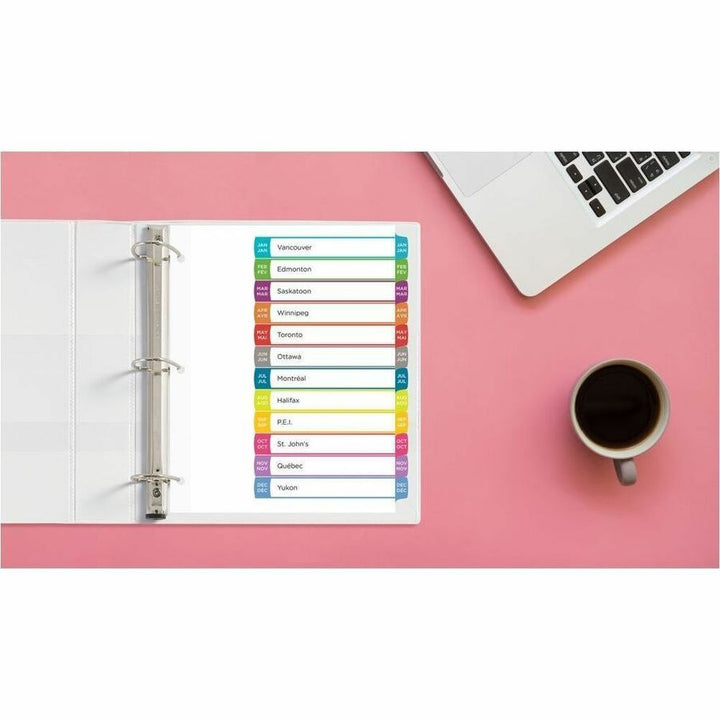 Image of Avery 11847 Ready Index Customizable Table of Contents Dividers
