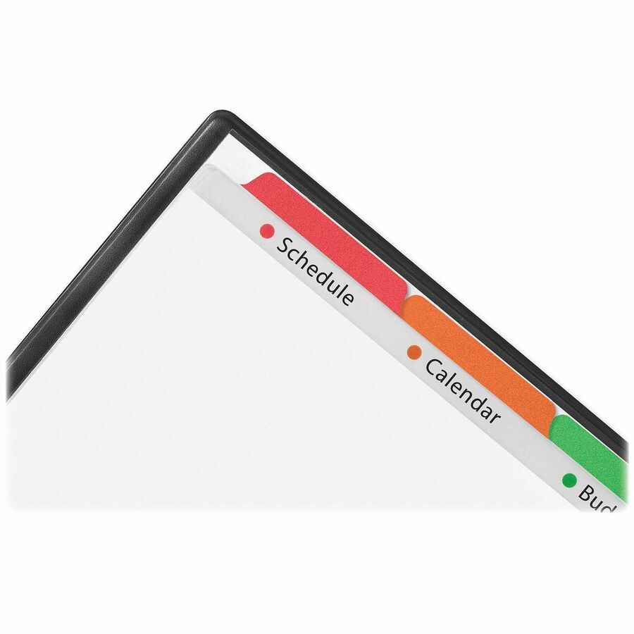 Image of Avery® Clear Easy View Plastic Dividers With Multicolored Tabs And Sheet Protector, 8-Tab, 11 X 8.5, Clear, 1 Set