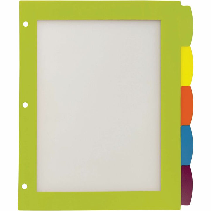 Image of Avery® Big Tab Ultralast Plastic Dividers, 5-Tab, 11 X 8.5, Assorted, 1 Set