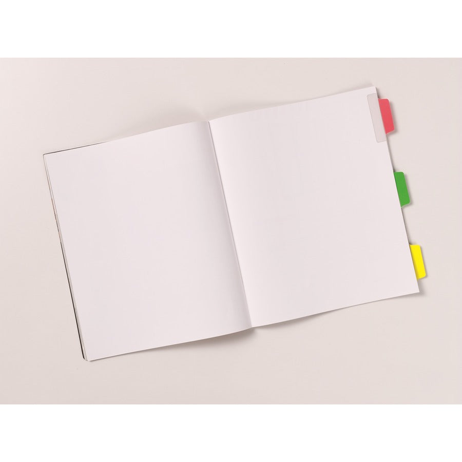 Image of Avery® Ultra Tabs Repositionable Tabs, Margin Tabs: 2.5" x 1", 1/5-Cut, Assorted Colors, 24/Pack