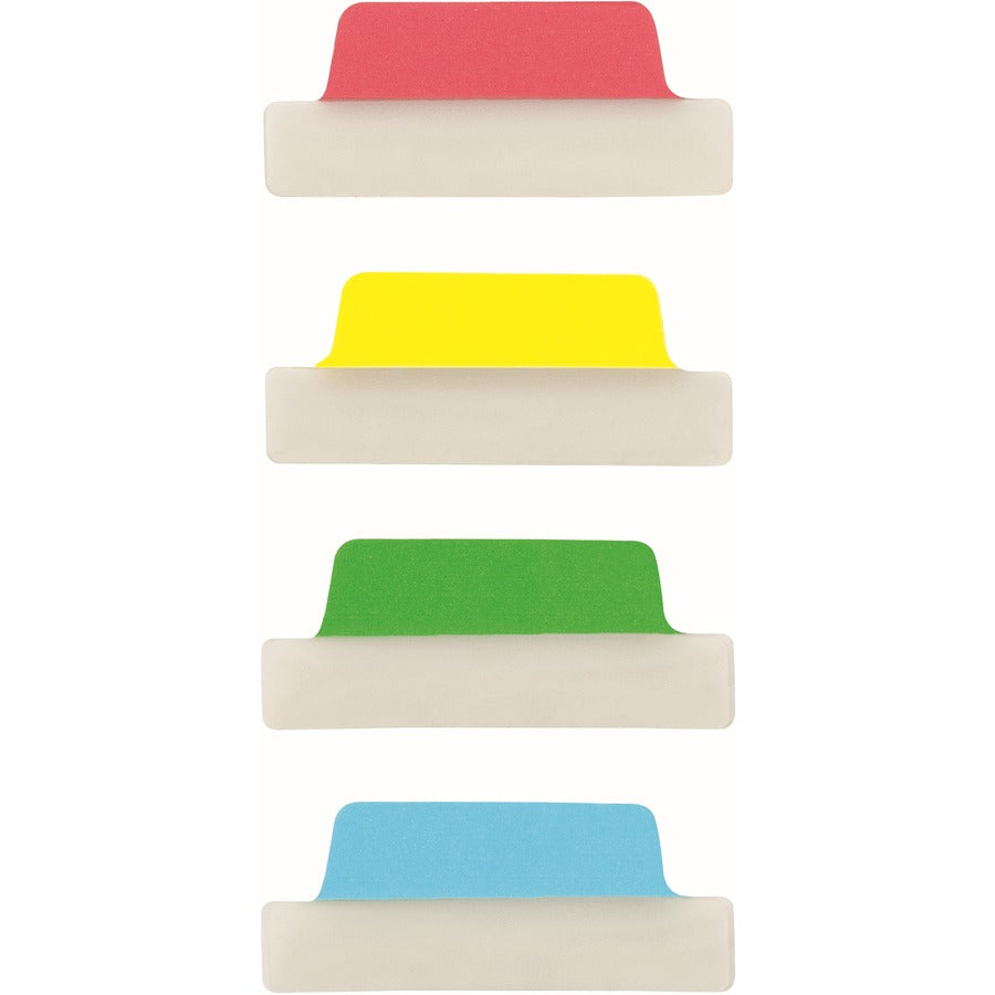 Image of Avery® Ultra Tabs Repositionable Tabs, Margin Tabs: 2.5" x 1", 1/5-Cut, Assorted Colors, 24/Pack