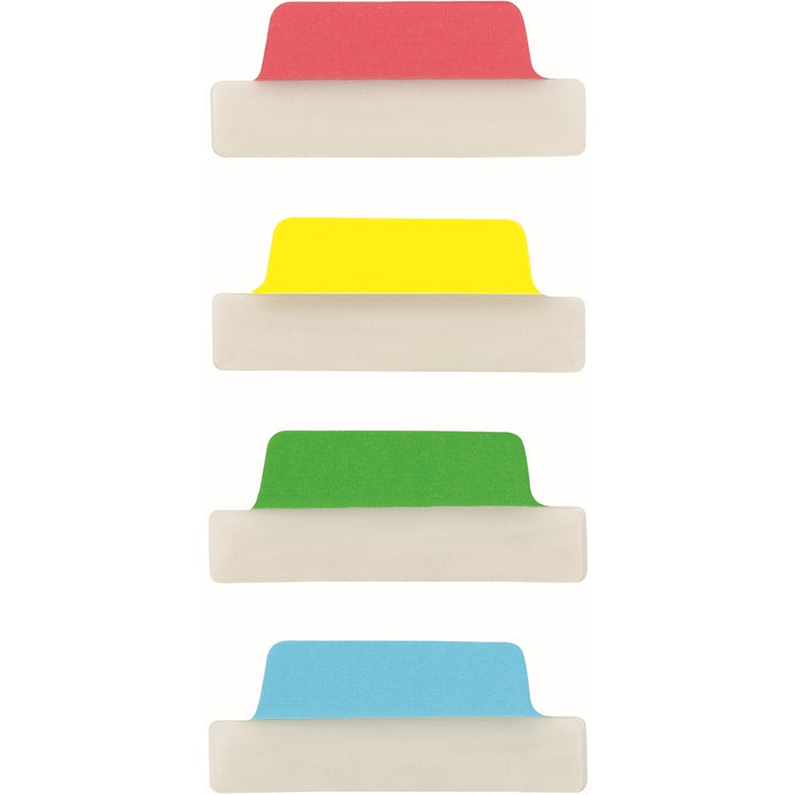 Image of Avery® Ultra Tabs Repositionable Tabs, Margin Tabs: 2.5" x 1", 1/5-Cut, Assorted Colors, 24/Pack
