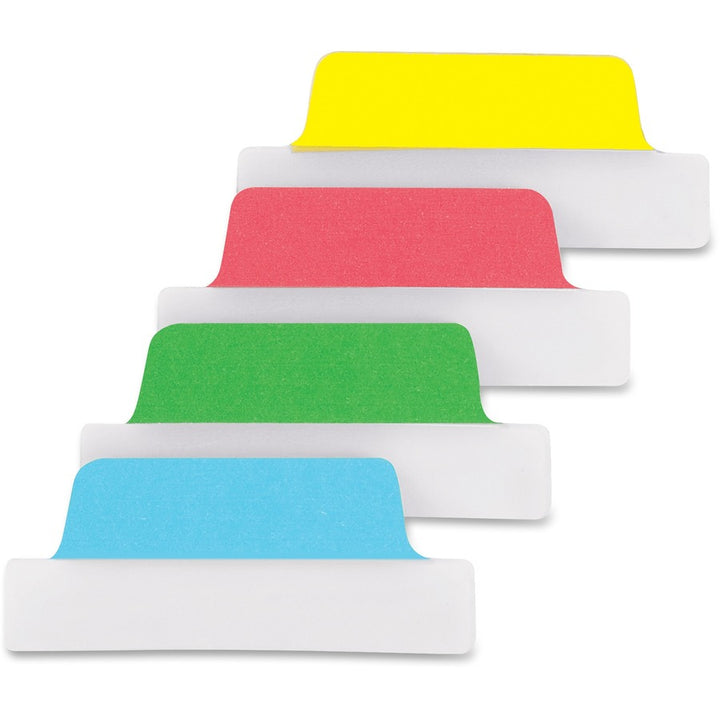 Image of Avery® Ultra Tabs Repositionable Tabs, Margin Tabs: 2.5" x 1", 1/5-Cut, Assorted Colors, 24/Pack