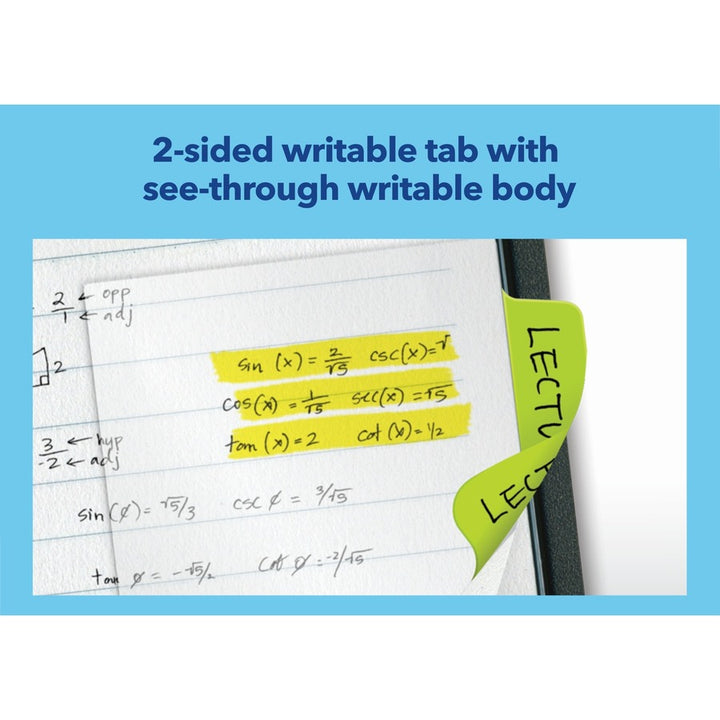 Image of Avery® Ultra Tabs Repositionable Tabs, Margin Tabs: 2.5" x 1", 1/5-Cut, Assorted Colors, 24/Pack