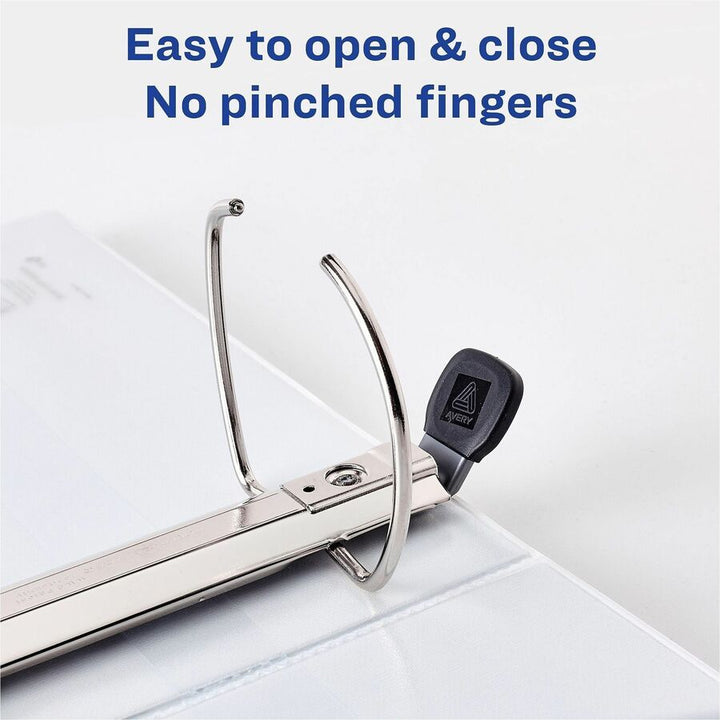 Image of Avery® Heavy-Duty View Binder With Durahinge And Locking One Touch Ezd Rings, 3 Rings, 4" Capacity, 11 X 8.5, Chartreuse