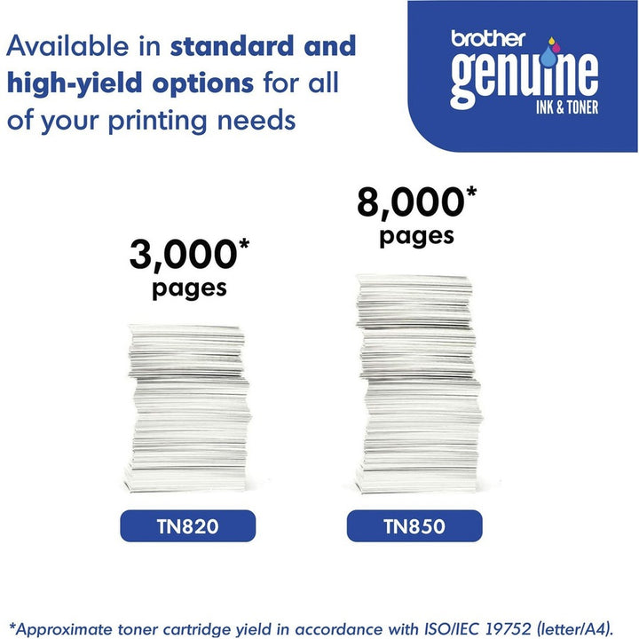 Image of Brother TN820 Toner Cartridge, 3000 Pages, 1 Each