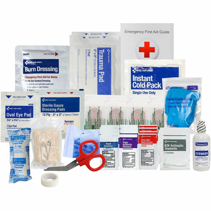 Image of First Aid Only 90583 25-Person Bulk First Aid Refill, ANSI Compliant, 89 x Piece(s) For 25 x Individual(s), 1 Box