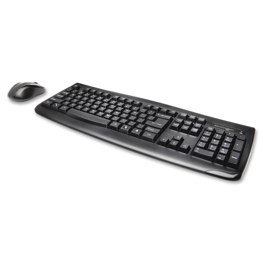 Image of Kensington® Pro Fit Wireless Desktop Set, 2.4 GHz, 6 ft, Black