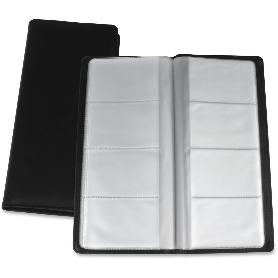 Image of Lorell Card Holder, 128 Cap, 4-3/8"x9"x.75", Black