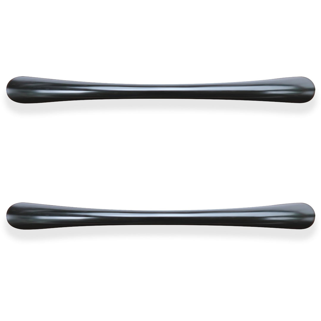 Image of Lorell Transitional Pull, .5"x4"2", 2/PK, Black