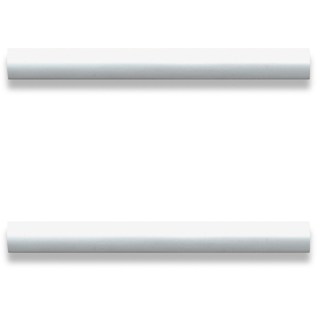 Image of Lorell Modern Pull, .5"x4"x2', 2/PK, Silver