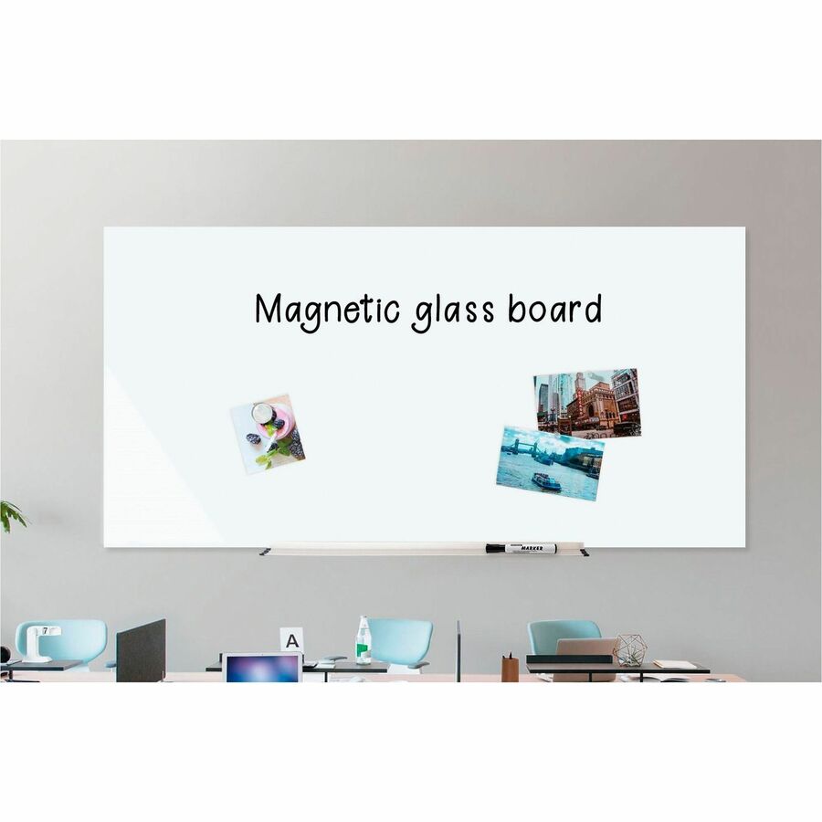 Image of Lorell Calendar Board, Dry-Erase/Magnetic, 36"x72", White