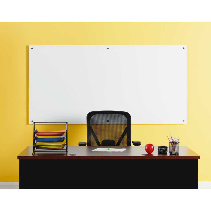 Image of Lorell Calendar Board, Dry-Erase/Magnetic, 36"x72", White
