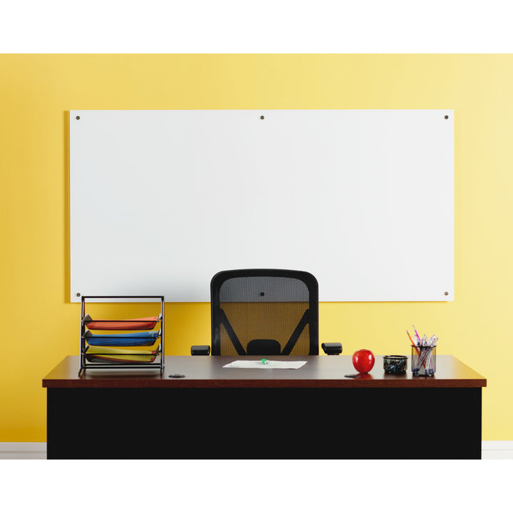Image of Lorell Calendar Board, Dry-Erase/Magnetic, 36"x48", White