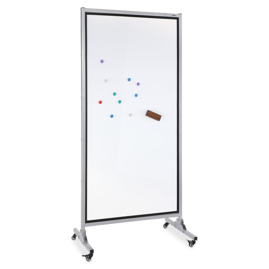 Image of Lorell 55630 Double-sided Dry-Erase Easel/Room Divider