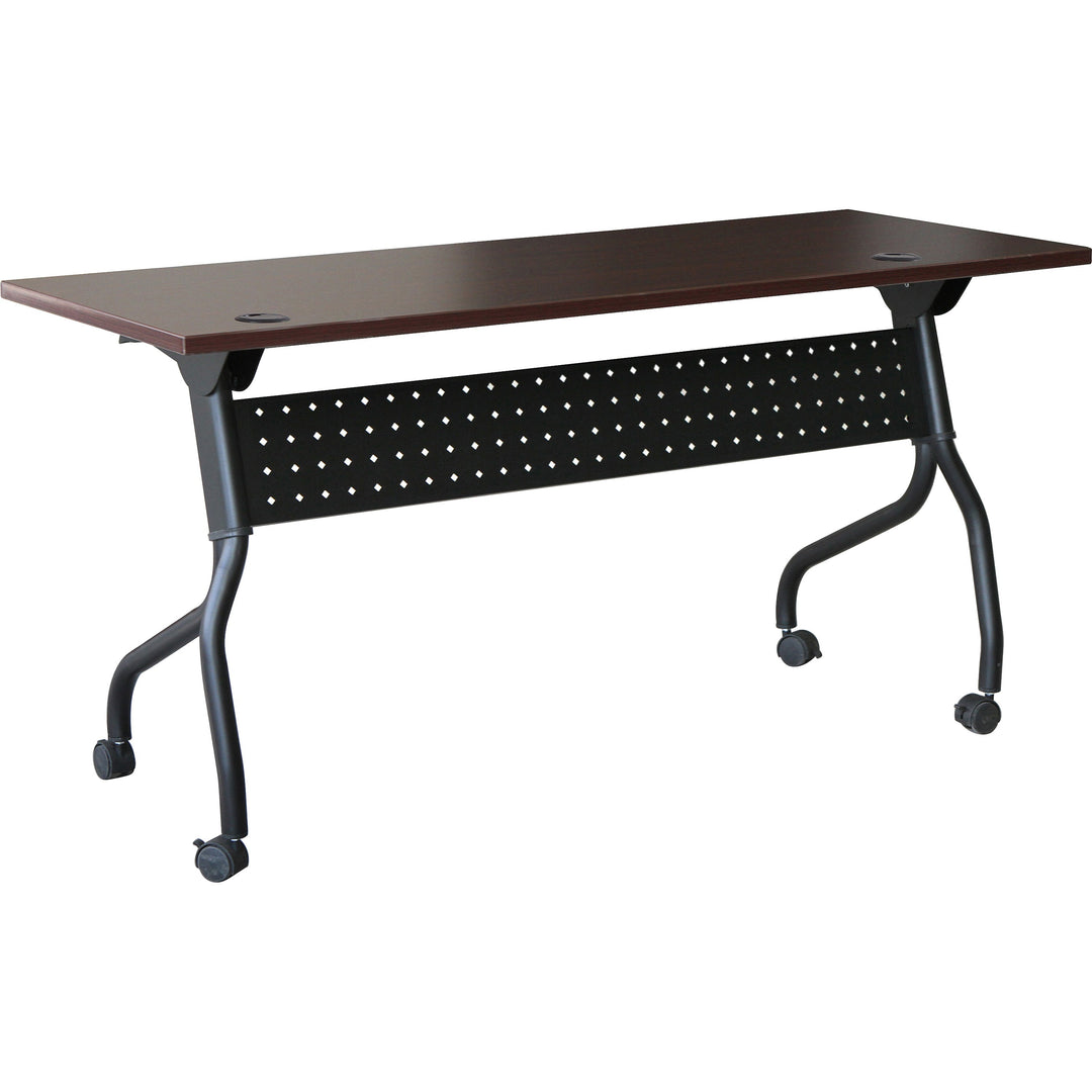 Image of Lorell Training Table, 60"x23-3/5"x29-1/2", MY/BK