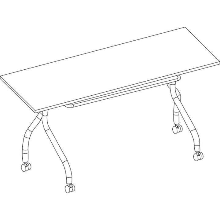 Image of Lorell 59513 Preference Flip and Nest Training Table