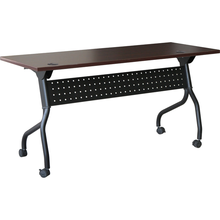 Image of Lorell Training Table, 48"x23-3/5"x29-1/2", MY/BK