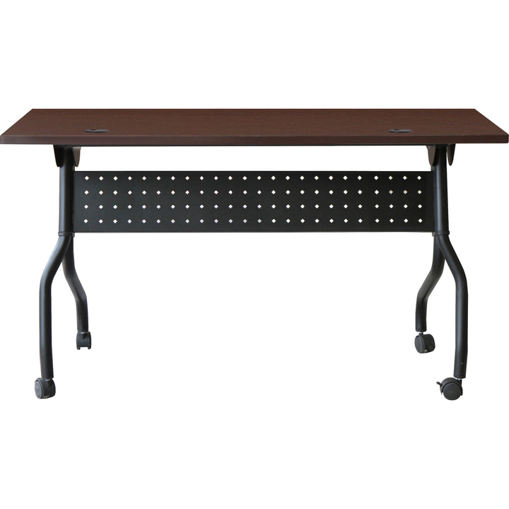 Image of Lorell Training Table, 48"x23-3/5"x29-1/2", MY/BK