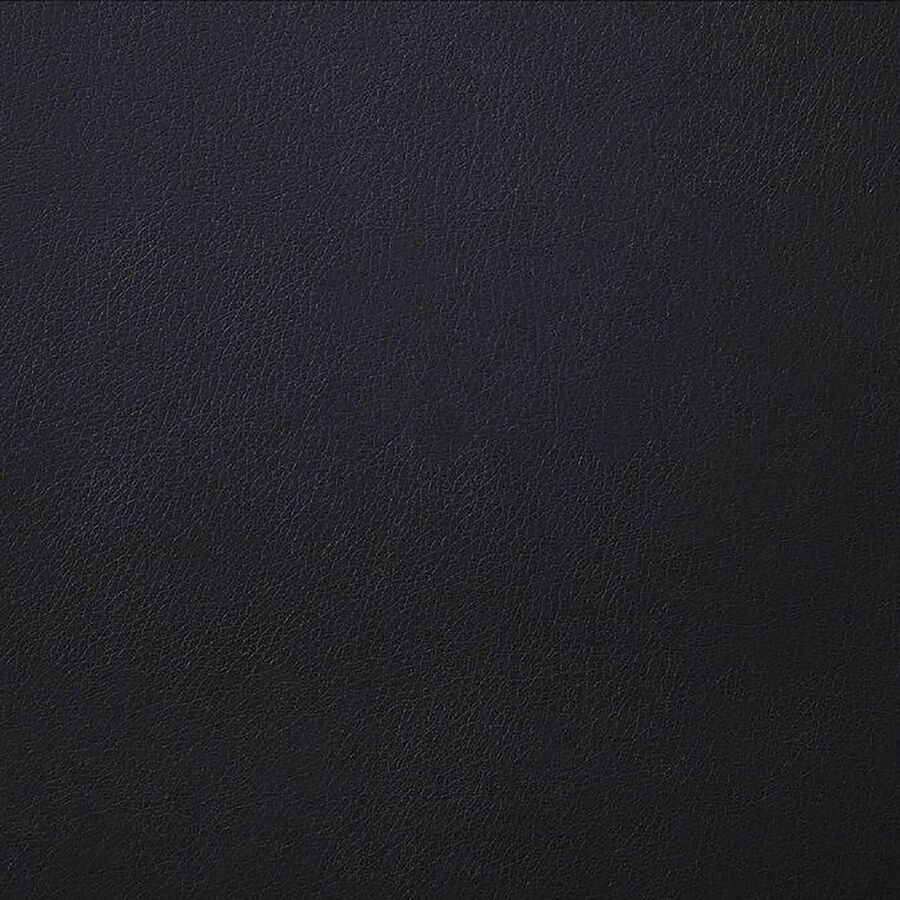 Image of Lorell 59532 Deluxe High-back Office Chair, Leather Seat Material, Leather Back Material, High Back, 5-star Base, Black, 1 Each