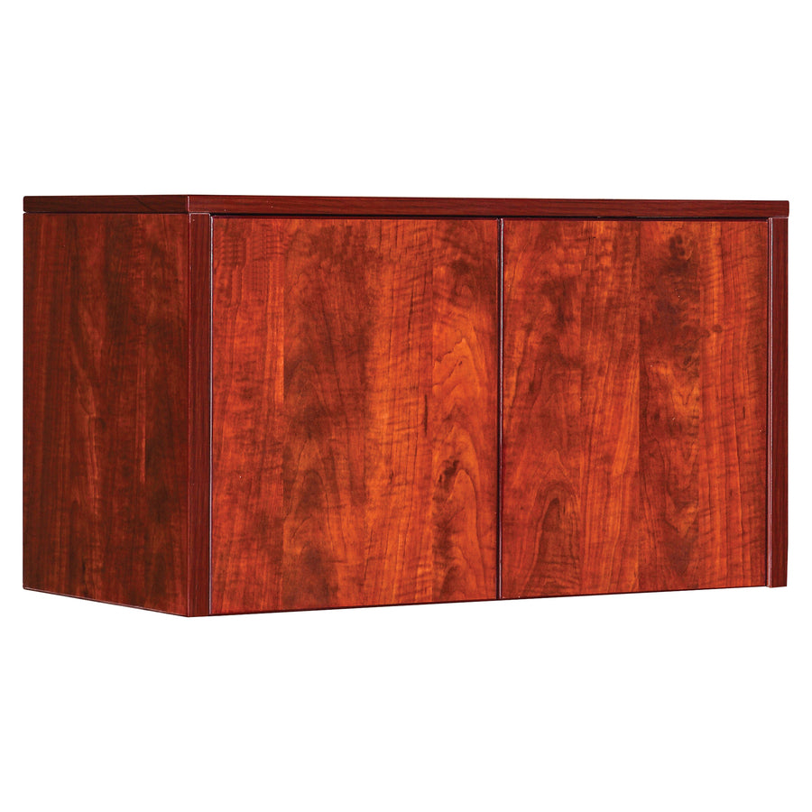 Image of Lorell 59575 Essentials Series Wall-Mount Hutch Door Kit, 0.7" H x 16.6" W x 16" D x 0.7" Thickness, Finish: Cherry, 1 Each