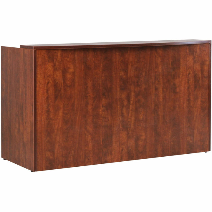 Image of Lorell Reception Desk, 35-2/5"x71"x42-1/2", Cherry