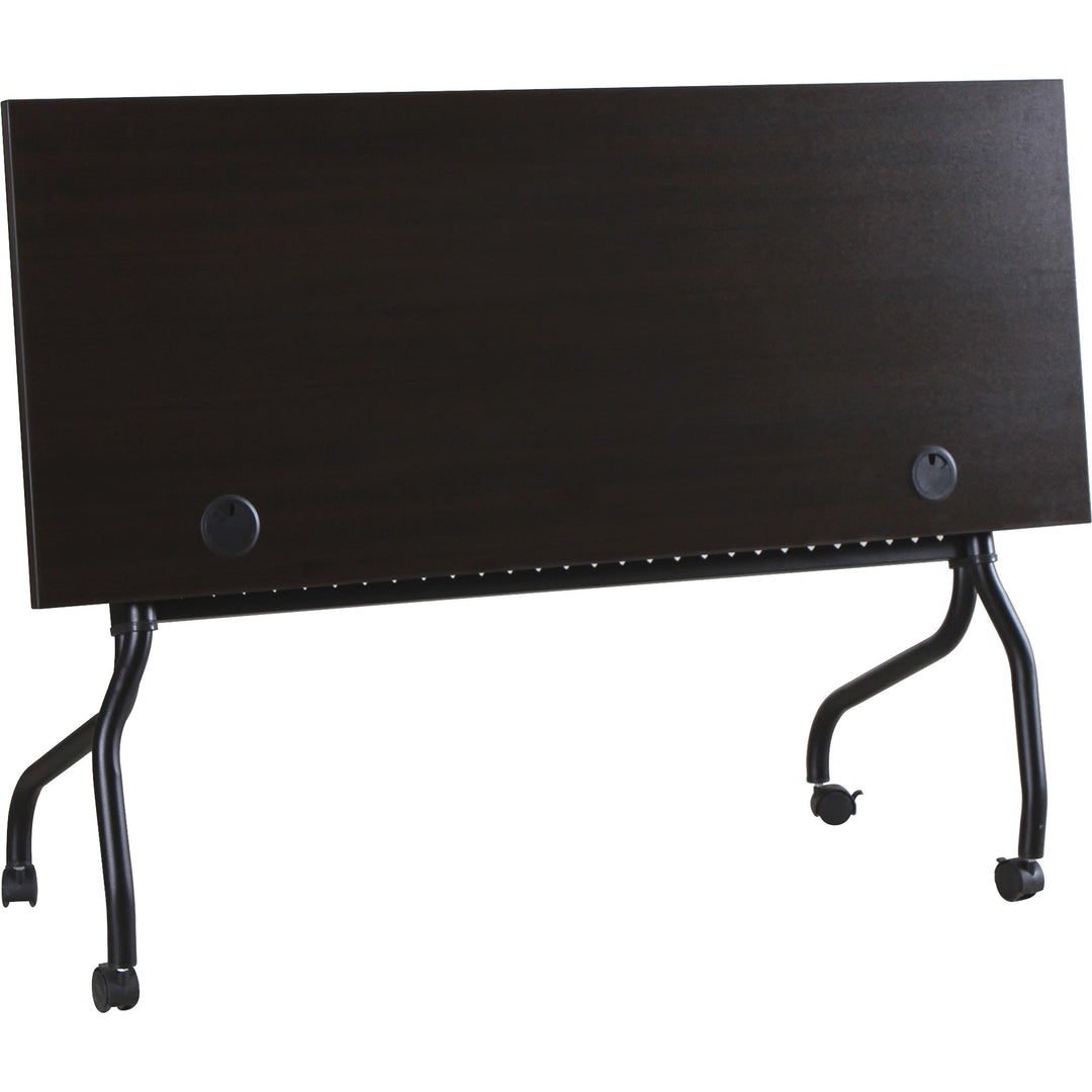Image of Lorell Training Table, 48"x23-1/2"x29-1/2", Espresso/Black