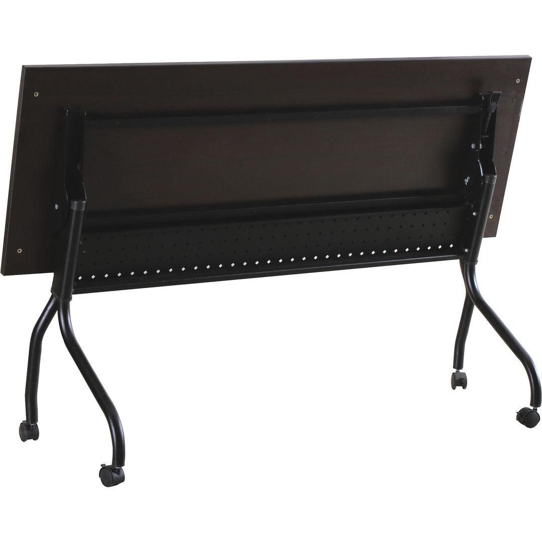 Image of Lorell Training Table, 72"x23-1/2"x29-1/2", Espresso/Black