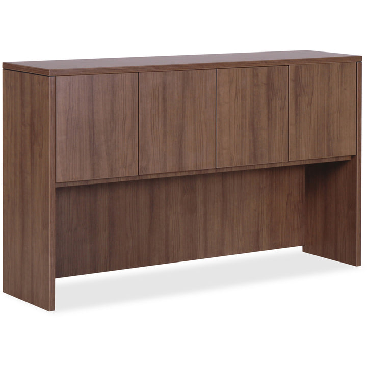 Image of Lorell Hutch Doors, 66"x15"x36", Walnut