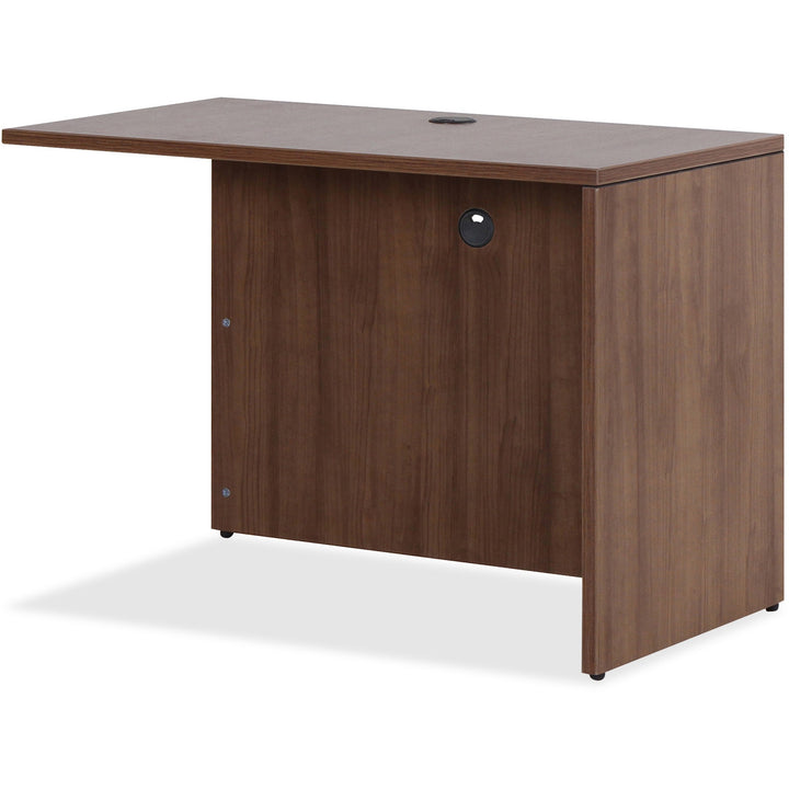 Image of Lorell Return, Rectangular, 48"x24"x29-1/2", Walnut