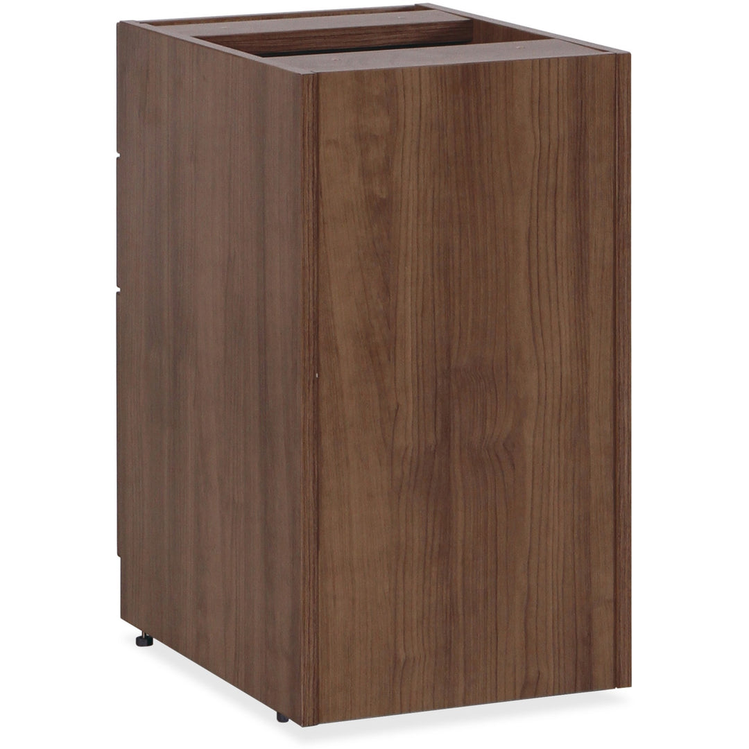 Image of Lorell Under D 2-DRW Ped, 16"x22"x28-1/4", Walnut