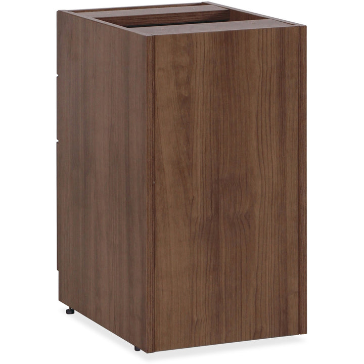 Image of Lorell Under D 2-DRW Ped, 16"x22"x28-1/4", Walnut