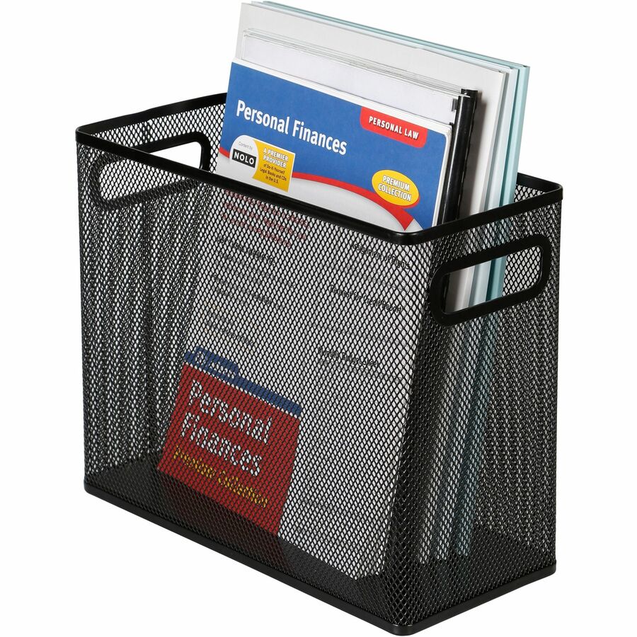 Image of Lorell Tabletop Mesh File, 5-5/8"x13-7/8"x10-3/8", BK