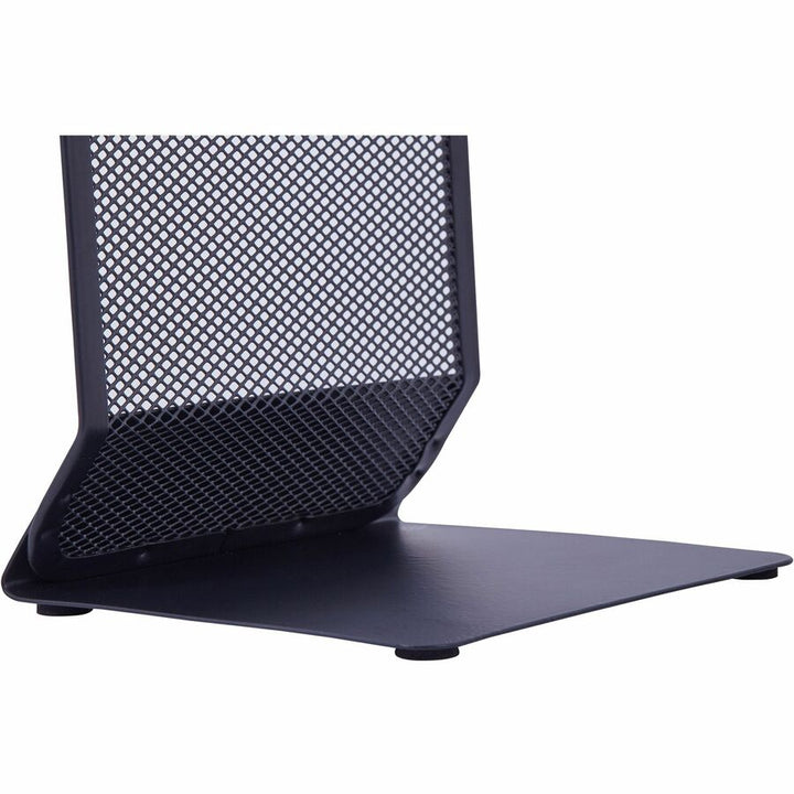 Image of Lorell Mesh Bookends, 5-3/8"W"x5-1/4"Dx7"H, Black