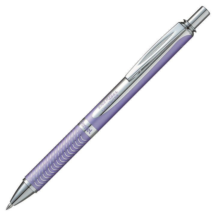 Image of Pentel® Gel Pen, Retract, Metal Tip, .7mm, Violet Barrel/BK Ink
